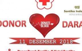 Donor Darah Santika di Hotel Santika