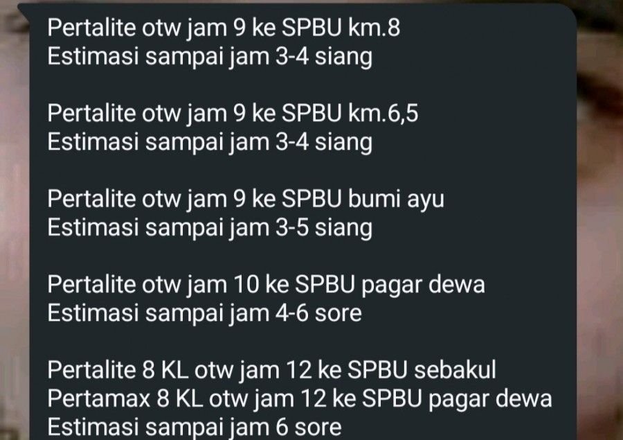 Breaking: Hoax Jadwal BBM Masuk SPBU Beredar, Pertamina Bengkulu Beri Klarifikasi