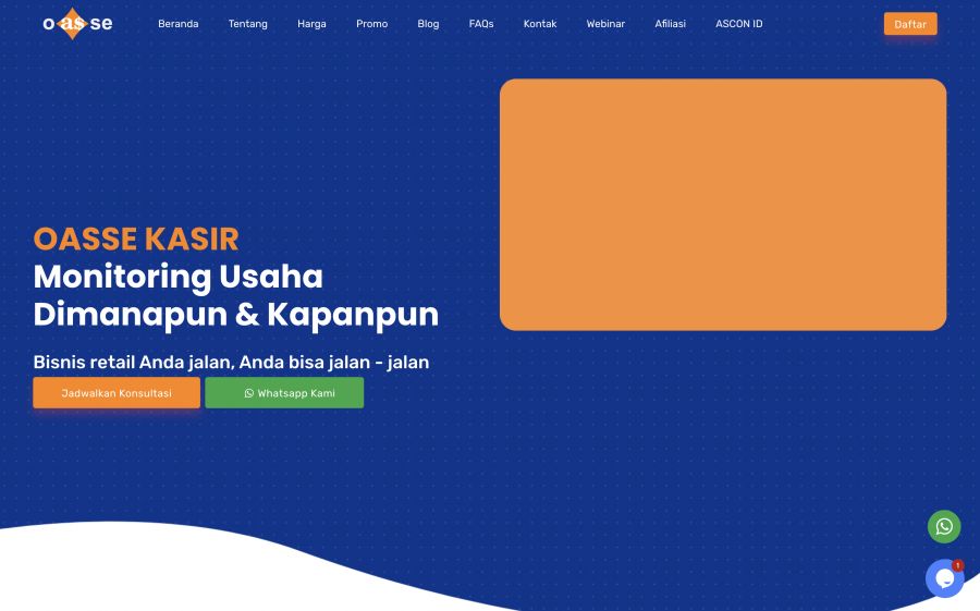 OASSE Kasir: Solusi Digital untuk Mengelola Bisnis Retail di Bengkulu