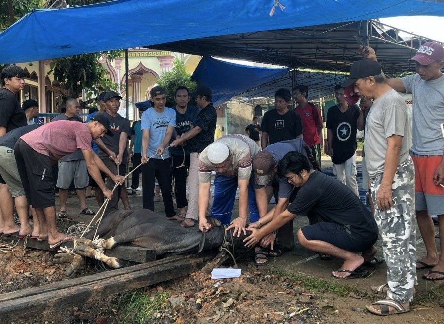 Qurban di Masjid Nur Asiah: Penuh Berkah, Penuh Kebersamaan