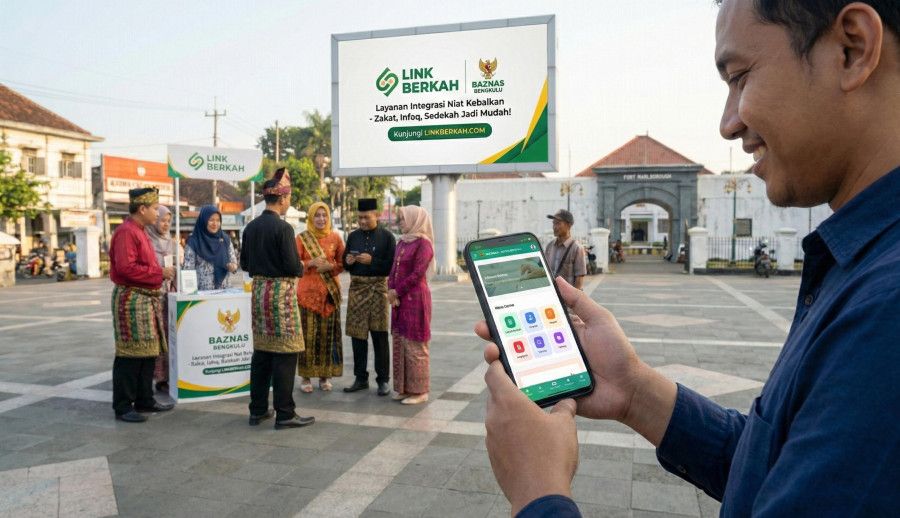 Revolusi Digital Kebaikan: BAZNAS Hadirkan 'LINK BERKAH', Makin Mudah Berbagi untuk Sesama di Bengkulu!