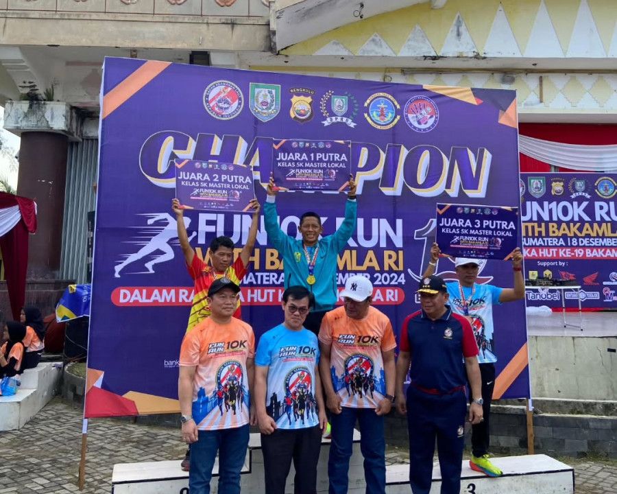 Sukses Digelar: Fun Run Bakamla RI ke-19 Se-Sumatra di Bengkulu